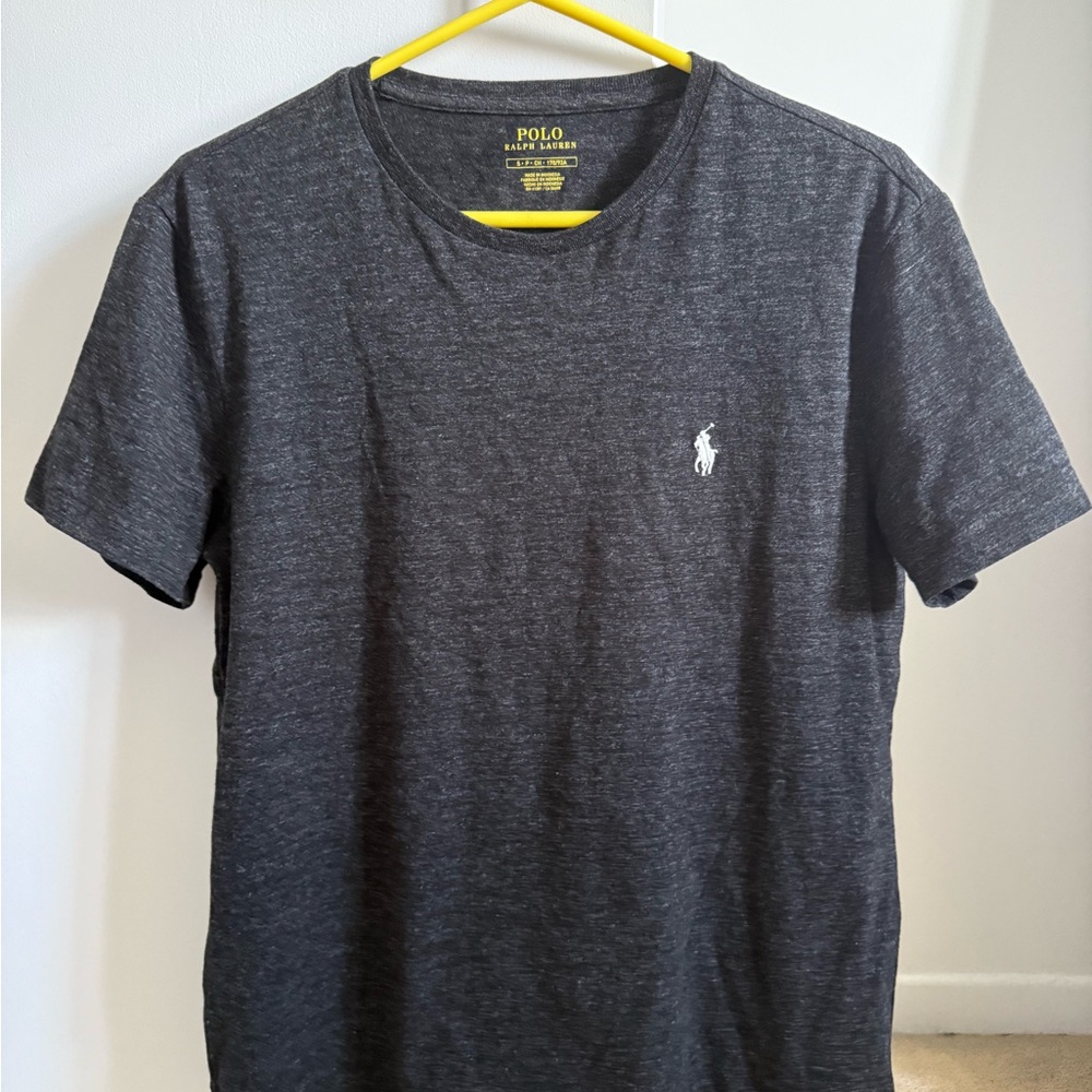 Polo by Ralph Lauren Charcoal Heather Crew Neck T-Shirt